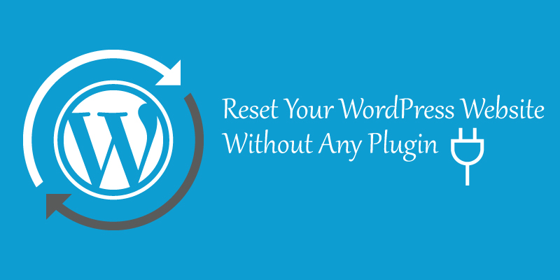 Reset WordPress Website