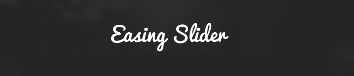 easing slider plugin
